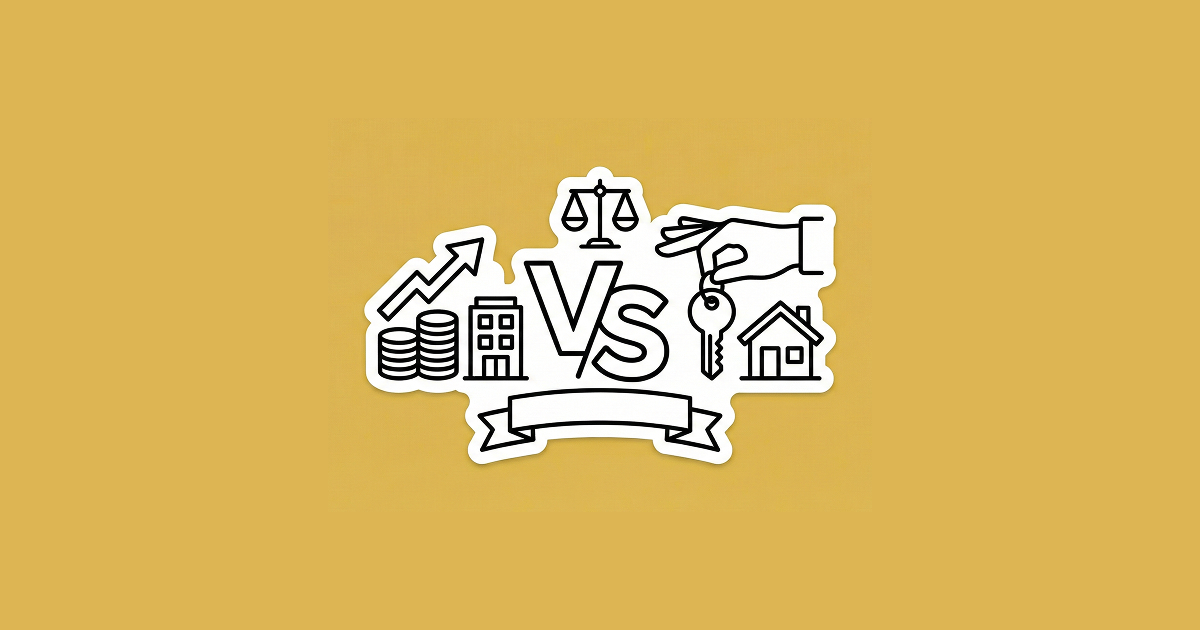 [Deep Dive] REITs vs. Physical Property: The Ultimate 2026 Landlord Guide